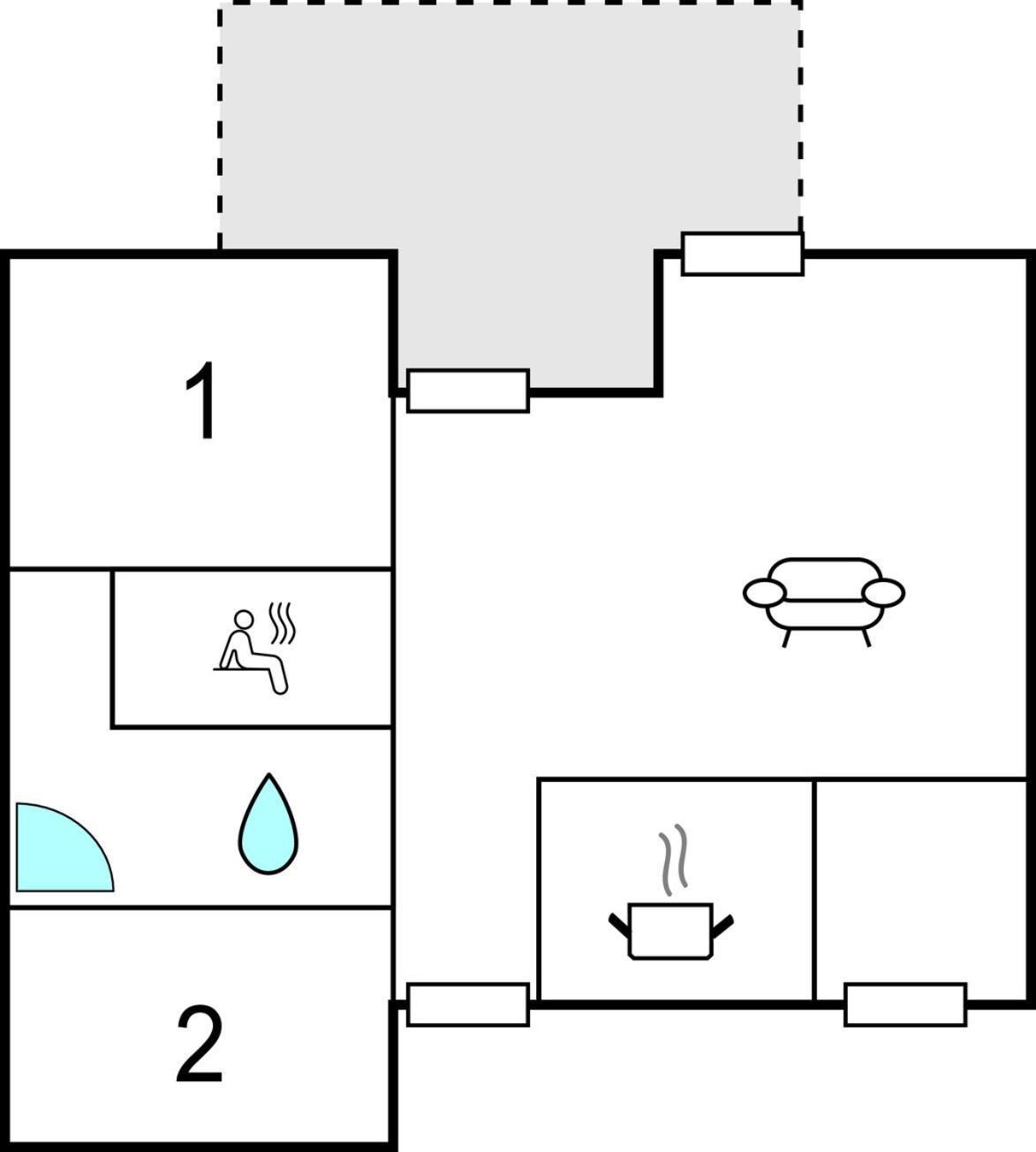 2 Bedroom Nice Home In Rechlin Ngoại thất bức ảnh